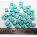 Turquoise tumbled stone,high polish